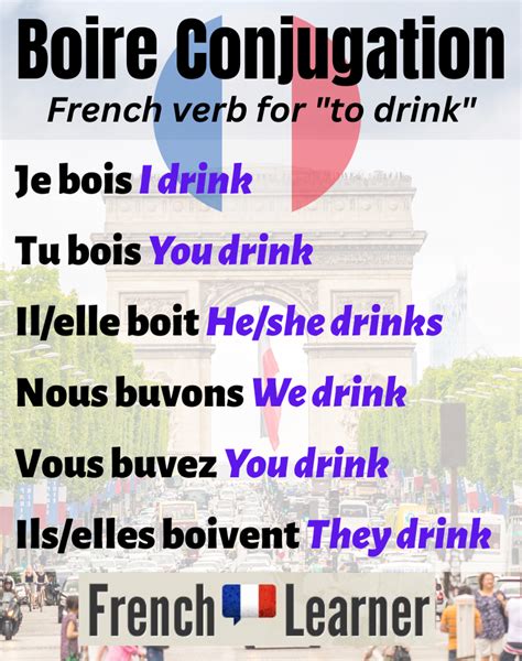 boire conjugation french|boire dans l'imparfait.